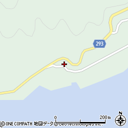 愛媛県南宇和郡愛南町中浦1601周辺の地図