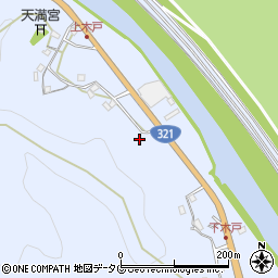 高知県四万十市山路413周辺の地図