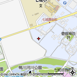 熊本県菊池市七城町甲佐町783周辺の地図