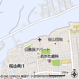 熊本県荒尾市桜山町2丁目25周辺の地図