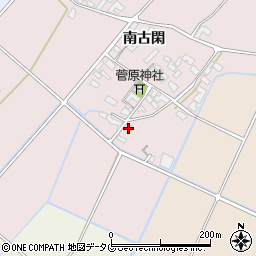 熊本県菊池市南古閑639周辺の地図