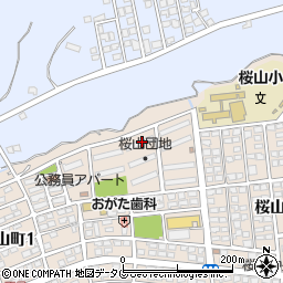 熊本県荒尾市桜山町2丁目18周辺の地図