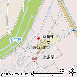 熊本県菊池市上赤星1175周辺の地図
