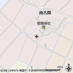 熊本県菊池市南古閑724周辺の地図