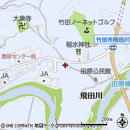 大分県竹田市飛田川1946周辺の地図