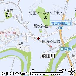 大分県竹田市飛田川1950周辺の地図