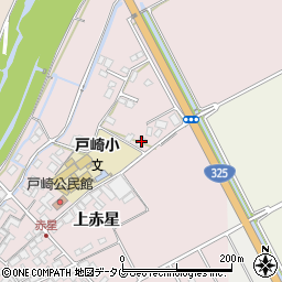 熊本県菊池市上赤星1392周辺の地図