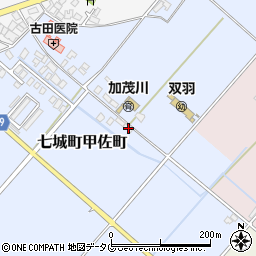 熊本県菊池市七城町甲佐町465周辺の地図