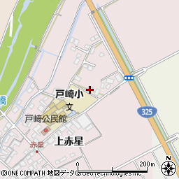 熊本県菊池市上赤星1391-4周辺の地図