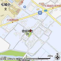 熊本県菊池市七城町甲佐町144周辺の地図