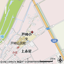 熊本県菊池市上赤星1389周辺の地図