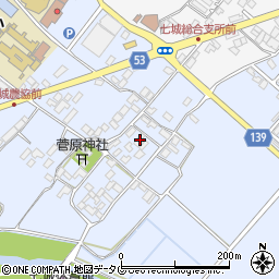 熊本県菊池市七城町甲佐町173周辺の地図