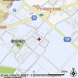 熊本県菊池市七城町甲佐町175周辺の地図