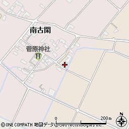 熊本県菊池市南古閑633周辺の地図