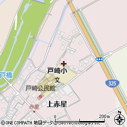 熊本県菊池市上赤星1381周辺の地図