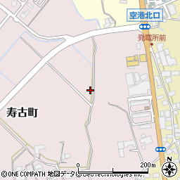 長崎県大村市寿古町周辺の地図