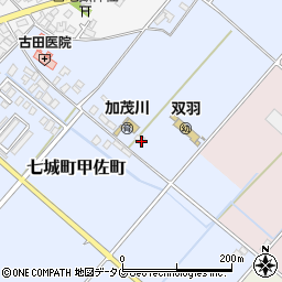 熊本県菊池市七城町甲佐町463周辺の地図