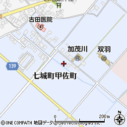 熊本県菊池市七城町甲佐町278周辺の地図