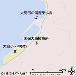 大分県佐伯市鶴見大字大島1006周辺の地図