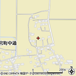 熊本県阿蘇市一の宮町中通1821周辺の地図