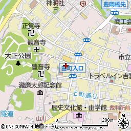 マルショク竹田本町駐車場周辺の地図
