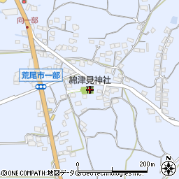 綿津見神社周辺の地図