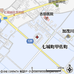 熊本県菊池市七城町甲佐町218周辺の地図