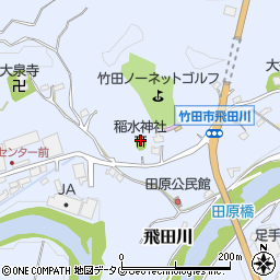 稲水神社周辺の地図