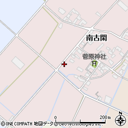 熊本県菊池市南古閑754周辺の地図