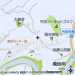 大分県竹田市飛田川2005周辺の地図