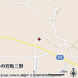 熊本県阿蘇市一の宮町三野1119周辺の地図