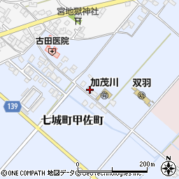 熊本県菊池市七城町甲佐町276周辺の地図