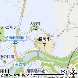竹田市立豊岡小学校周辺の地図