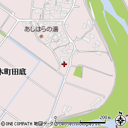 熊本県熊本市北区植木町田底2340周辺の地図