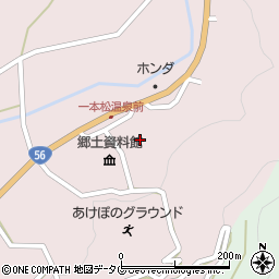 一本松温泉あけぼの荘周辺の地図