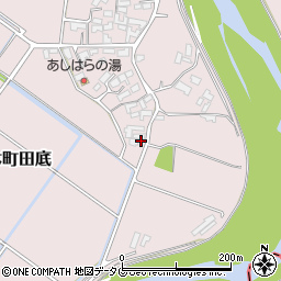 熊本県熊本市北区植木町田底1624周辺の地図