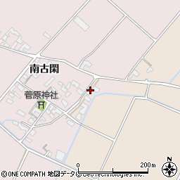 熊本県菊池市南古閑803周辺の地図