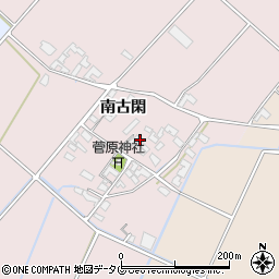 熊本県菊池市南古閑731周辺の地図