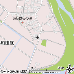 熊本県熊本市北区植木町田底2343-2周辺の地図