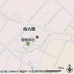 熊本県菊池市南古閑730周辺の地図