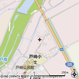 熊本県菊池市上赤星1355-3周辺の地図