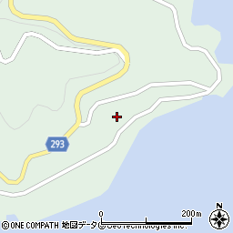 愛媛県南宇和郡愛南町中浦1673周辺の地図