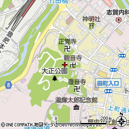 愛染堂周辺の地図