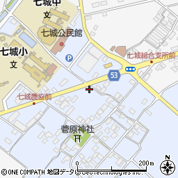 熊本県菊池市七城町甲佐町9周辺の地図