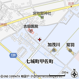 熊本県菊池市七城町甲佐町294周辺の地図