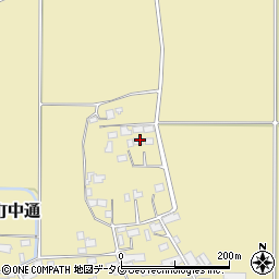 熊本県阿蘇市一の宮町中通1827-4周辺の地図