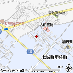 熊本県菊池市七城町甲佐町246周辺の地図