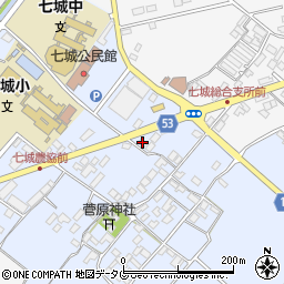 熊本県菊池市七城町甲佐町94周辺の地図