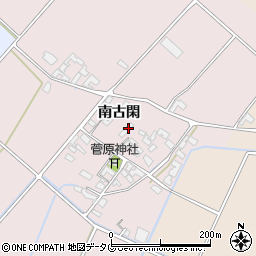 熊本県菊池市南古閑742周辺の地図
