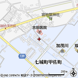熊本県菊池市七城町甲佐町270周辺の地図
